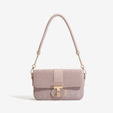 Sac à bandoulière français Peach Oolong Sac à bandoulière de niche rose de haute qualité
